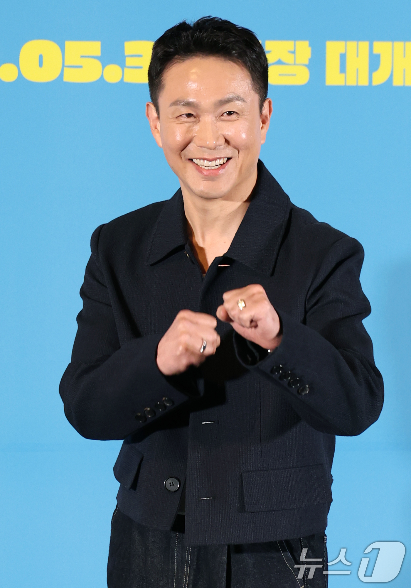 (서울=뉴스1) 권현진 기자 = 배우 오정세가 26일 서울 용산구 CGV용산아이파트몰에서 열린 영화 '하이파이브‘(감독 강형철) 언론시사회에 참석해 포즈를 취하고 있다.'하이파이브 …