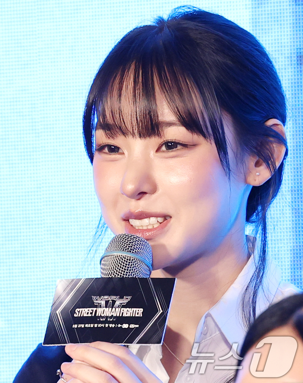 (서울=뉴스1) 권현진 기자 = 리더즈 범접의 노제가 27일 서울 강남구 논현동 SJ쿤스트할레에서 열린 Mnet '월드 오브 스트릿 우먼 파이터' 제작발표회에 참석해 인사말을 하고 …