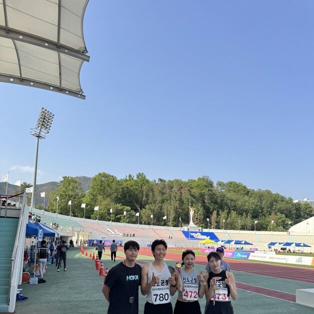 진도군, 2025 전국 종별 육상경기대회 '금빛 도약'