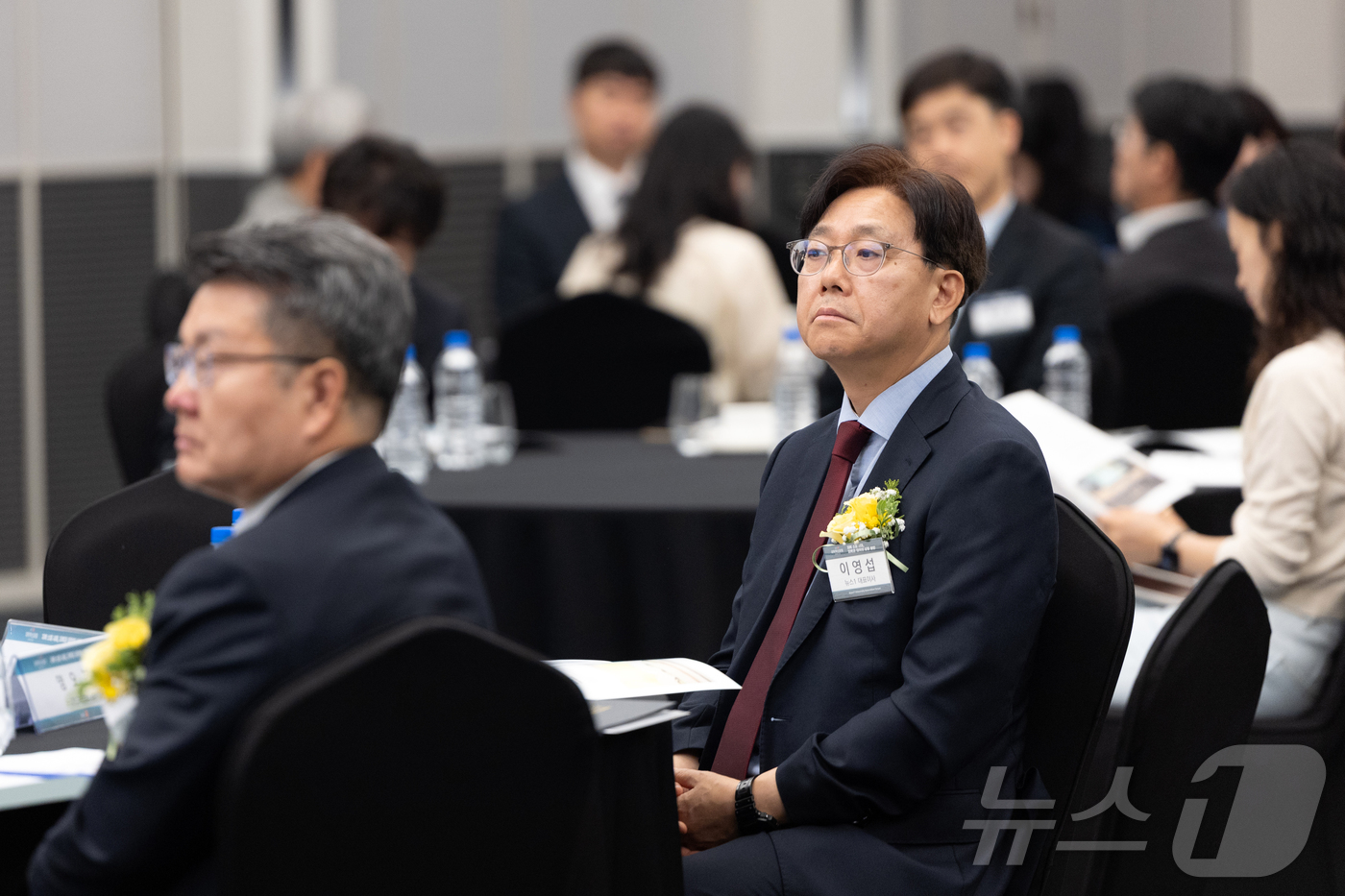 (서울=뉴스1) 이승배 기자 = 이영섭 뉴스1 대표이사가 29일 서울 용산구 나인트리 프리미어 로카우스 호텔에서 '지역 소멸 시대, 지역과 대학의 상생 방안'을 주제로 열린 202 …