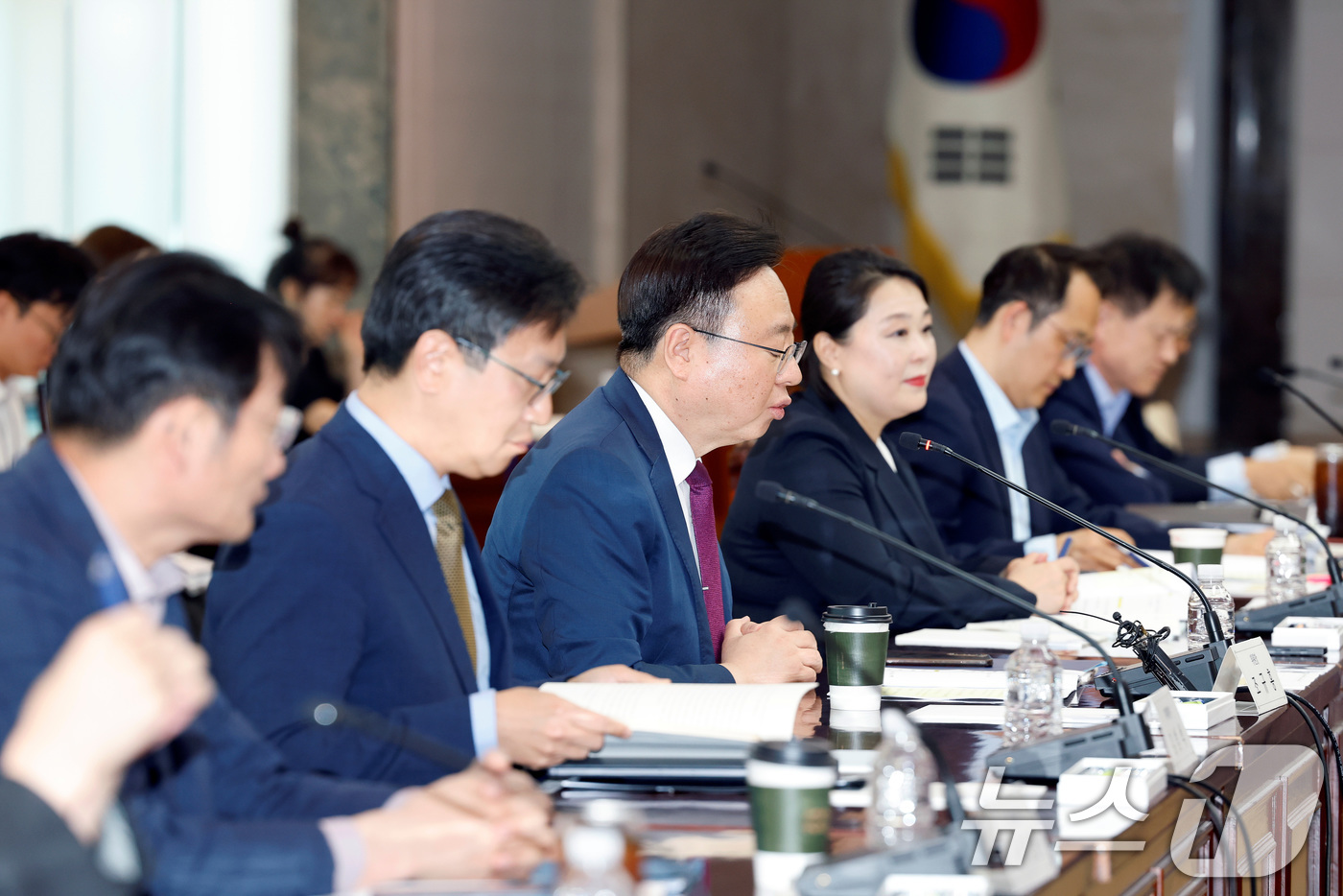 (서울=뉴스1) = 조규홍 보건복지부 장관이 29일 정부서울청사에서 열린 '2025년도 제3차 국민연금기금운용위원회'에서 발언하고 있다. (보건복지부 제공. 재판매 및 DB 금지) …