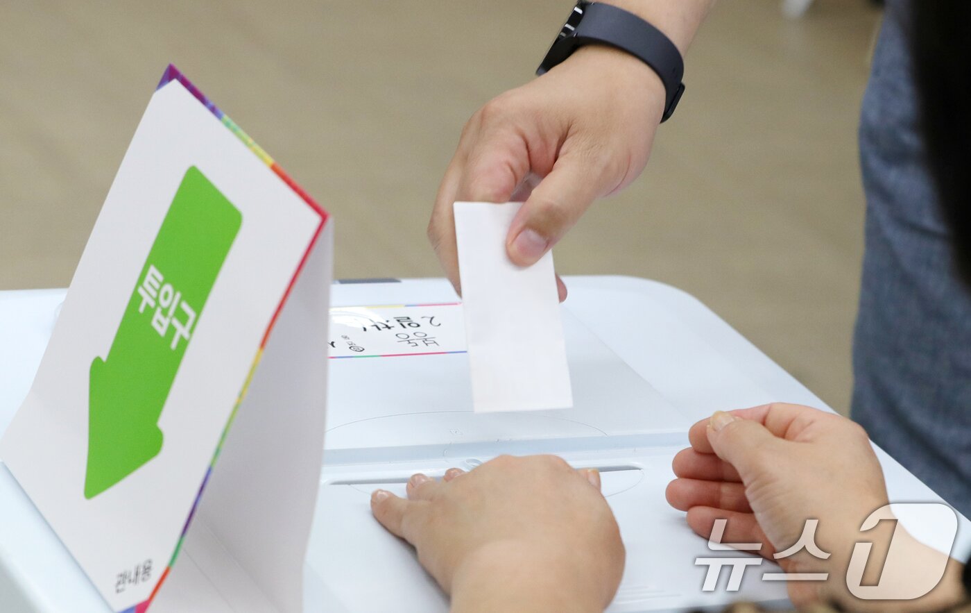 본문 이미지 - 제21대 대통령 선거 사전 투표 현장.&#40;뉴스1 DB&#41; ⓒ News1 유경석 기자