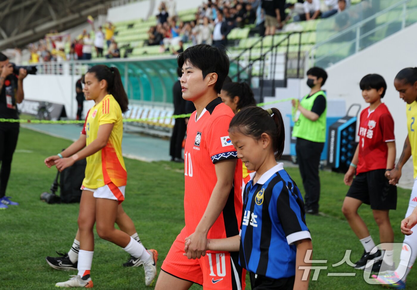 본문 이미지 - 여자축구대표팀의 지소연. 2025.5.30/뉴스1 ⓒ News1 이승배 기자