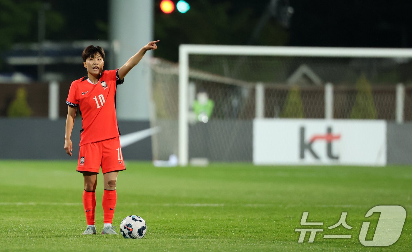 본문 이미지 - 여자 축구대표팀 지소연. /뉴스1 ⓒ News1 이승배 기자