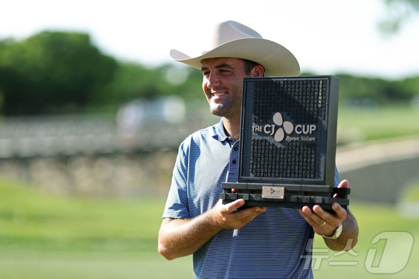 (매키니 AFP=뉴스1) 우동명 기자 = 미국의 스코티 셰플러가 4일(현지시간) 텍사스주 댈러스 근교 매키니의 TPC 크레이그 랜치에서 열린 PGA 투어 더CJ컵 바이런 넬슨서 최 …