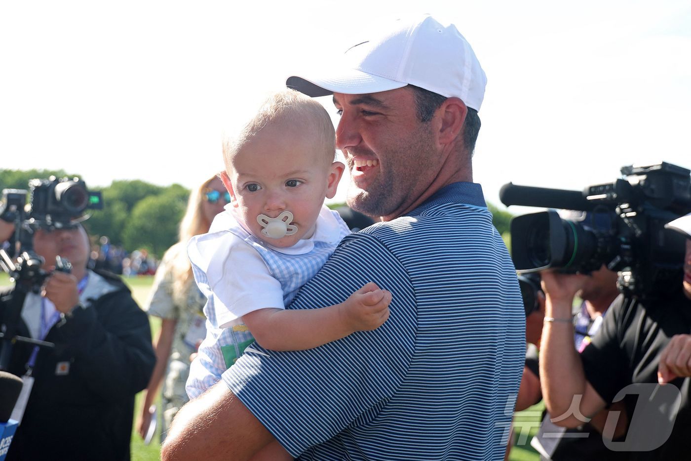 (매키니 AFP=뉴스1) 우동명 기자 = 미국의 스코티 셰플러가 4일(현지시간) 텍사스주 댈러스 근교 매키니의 TPC 크레이그 랜치에서 열린 PGA 투어 더CJ컵 바이런 넬슨서 최 …