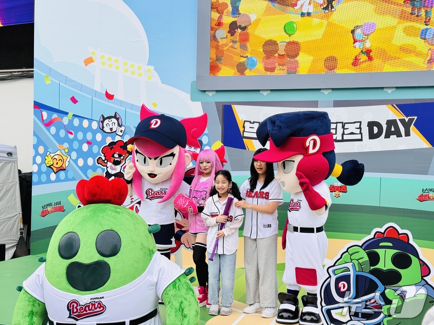 본문 이미지 - 잠실 구장에서 진행된 어린이날 이벤트.ⓒ News1 서장원 기자 