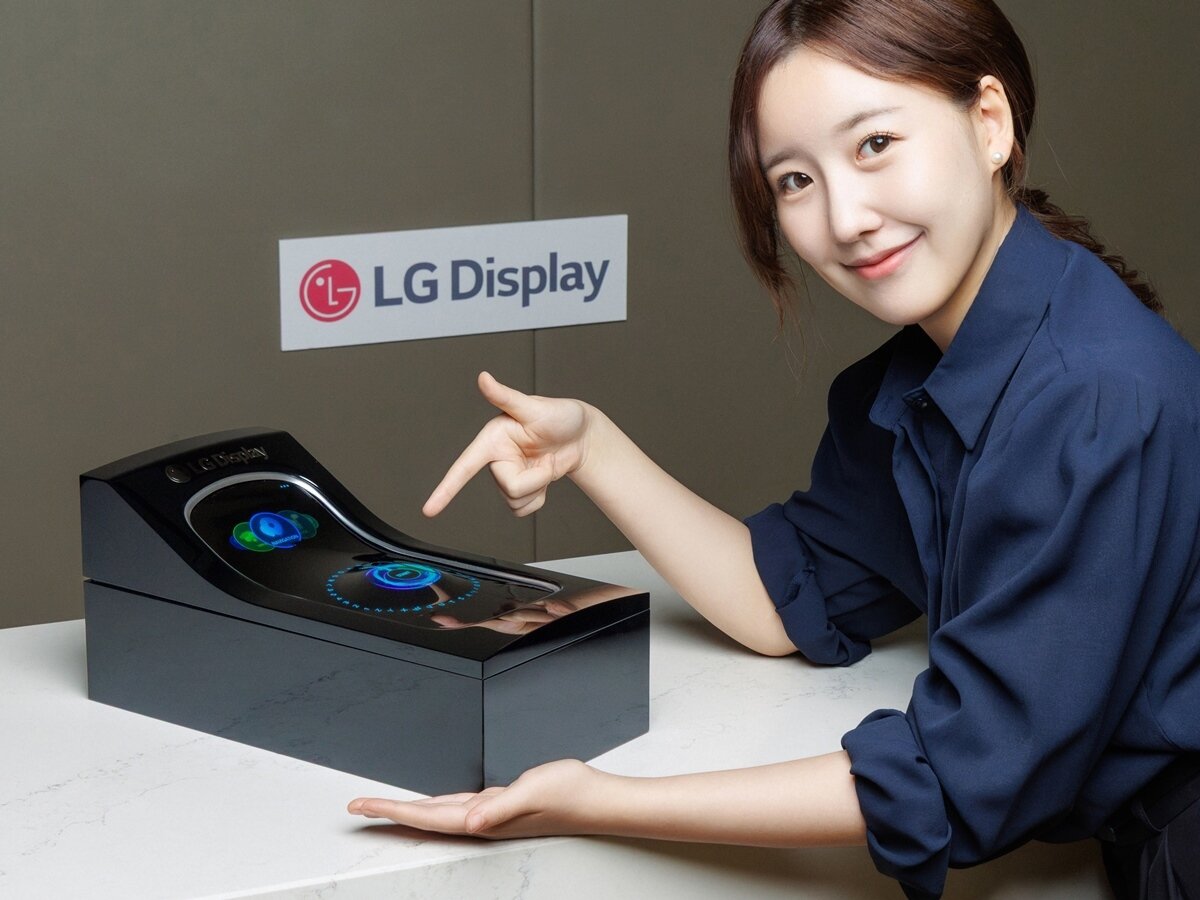 본문 이미지 - SID 2025 참가 차량용 스트레처블 디스플레이 설루션&#40;LG디스플레이 제공&#41;