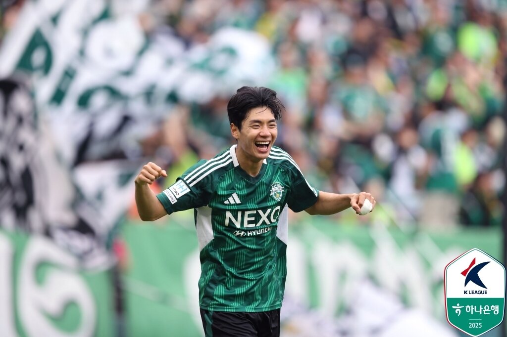 본문 이미지 - 전북의 전진우(한국프로축구연맹 제공) 