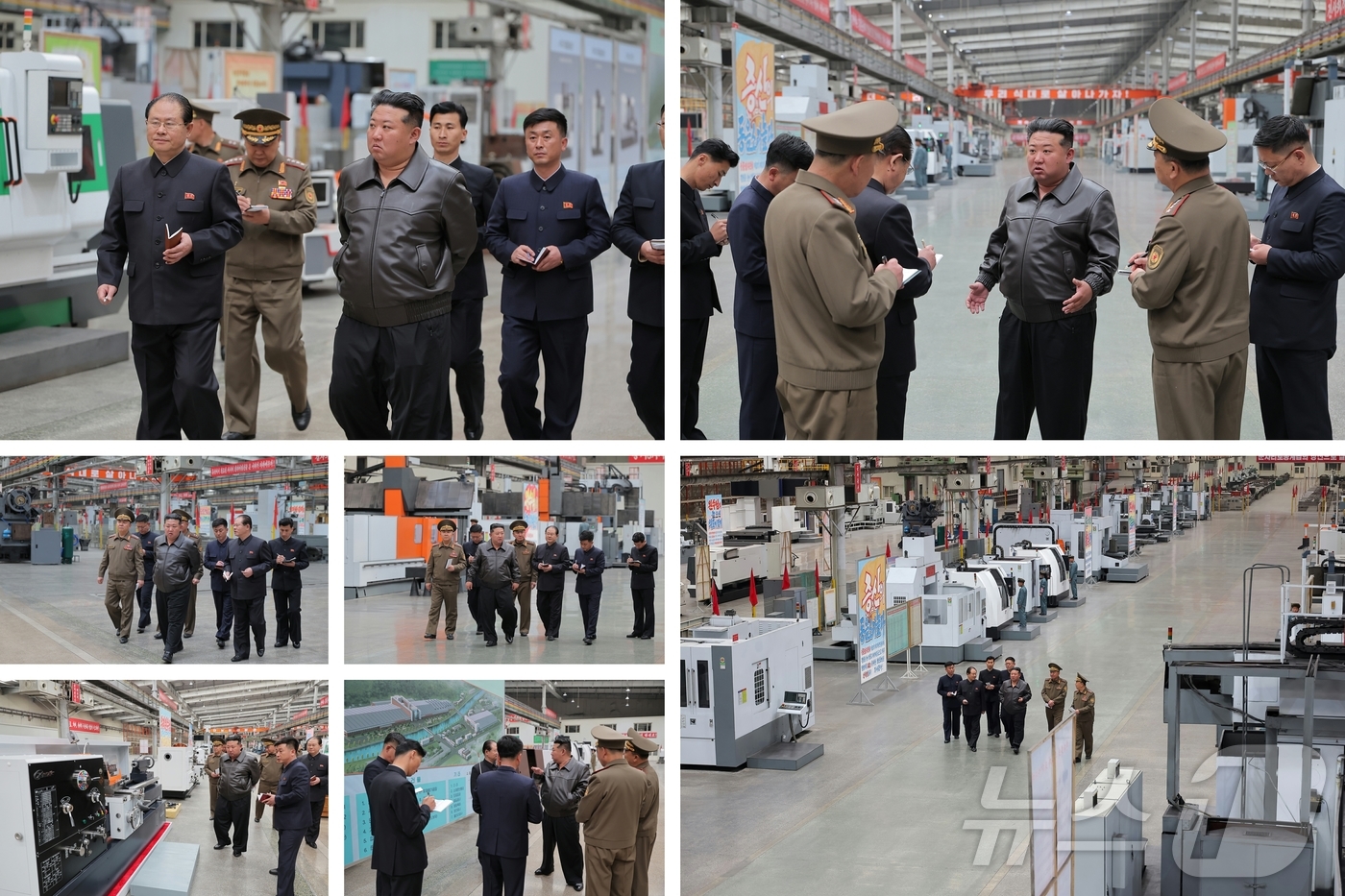 (평양 노동신문=뉴스1) = 북한 김정은 노동당 총비서가 제2경제위원회 산하 중요군수기업소들을 현지지도했다고 당 기관지 노동신문이 7일 보도했다. 신문은 포탄생산기업소가 단계별 현 …