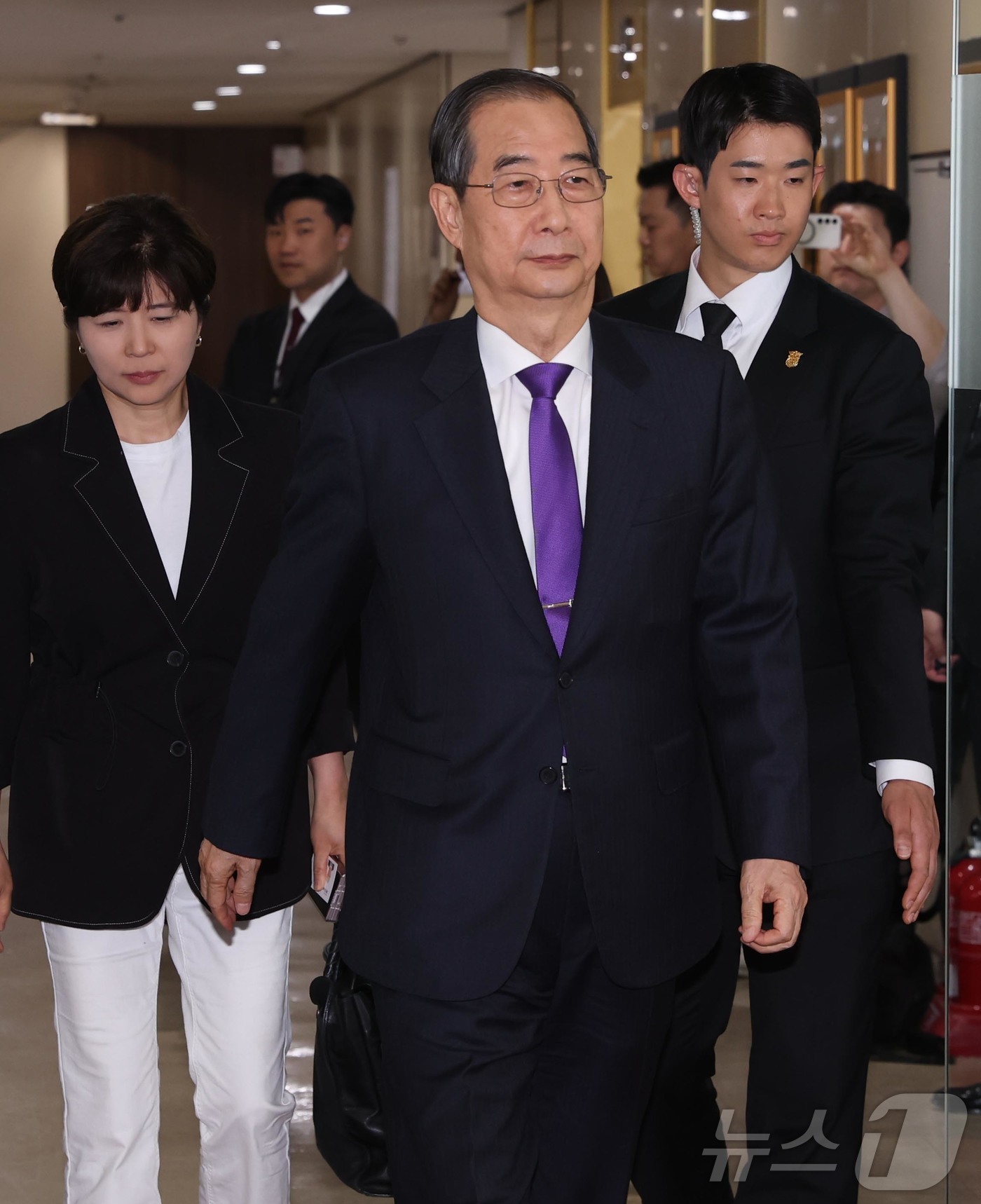 (서울=뉴스1) 국회사진취재단 = 한덕수 무소속 대통령선거 예비후보가 7일 오후 서울 중구 한국프레스센터에서 열린 서울외신기자클럽 초청 기자간담회에 참석하고 있다.  2025.5. …