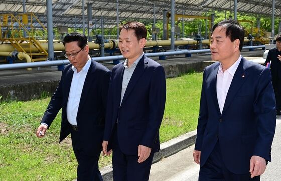 이병화 환경부 차관, 김천 하수처리장 현장 점검