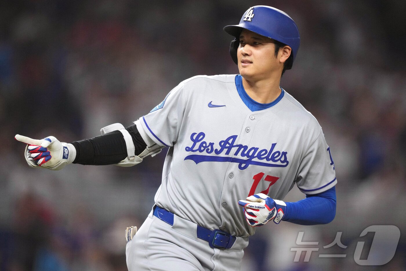 본문 이미지 - LA 다저스 오타니 쇼헤이는 7일 현재 홈런 10개를 쳤지만 타점은 15개에 그쳤다. ⓒ 로이터=뉴스1