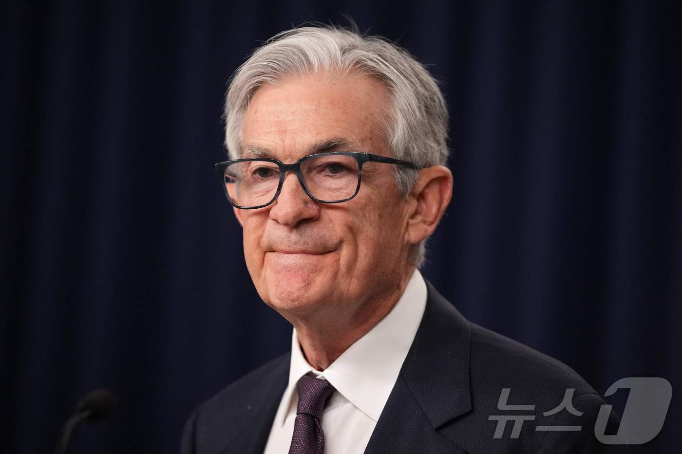 (워싱턴 AFP=뉴스1) 정지윤 기자 = 제롬 파월 연방준비제도(Fed) 의장이 7일(현지시간) 연방공개시장위원회(FOMC) 회의 후 기자회견에서 발언하고 있다. 2025.05.0 …