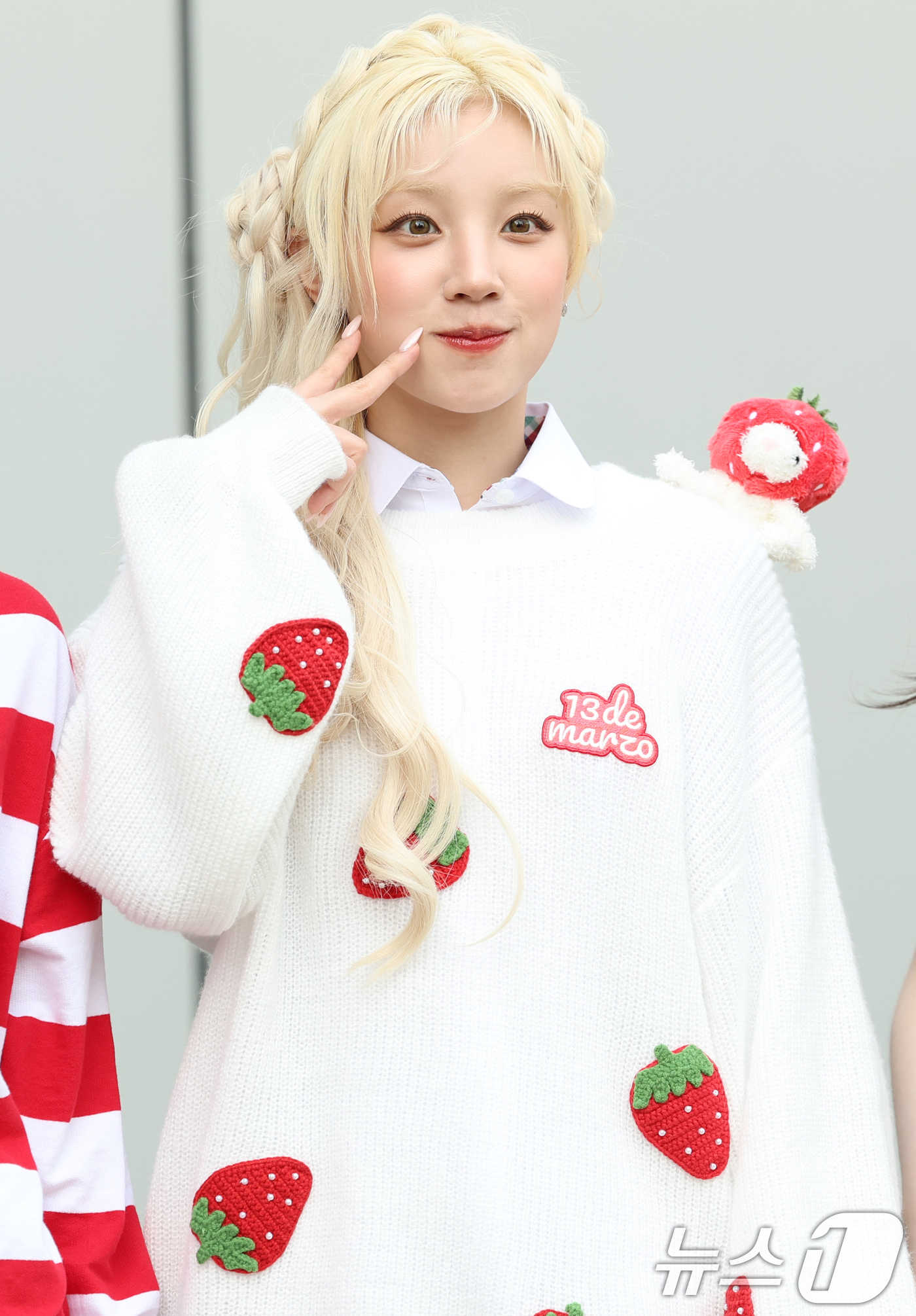 (고양=뉴스1) 권현진 기자 = 그룹 아이들 우기가 8일 경기도 고양시 일산 동구 장항동 JTBC 일산스튜디오에서 열린 '아는 형님'(아형) 녹화에 참석해 포즈를 취하고 있다. 2 …