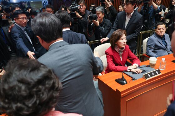 나경원 등 국힘 의원들 한덕수와 면담 중…"단일화 절차 제대로 거쳐야"
