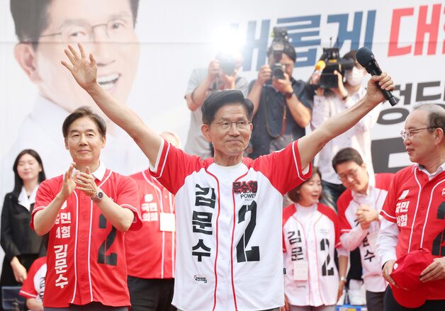 김문수 "골든 크로스, 대반전"…수도권 10곳 종횡무진(종합2보)