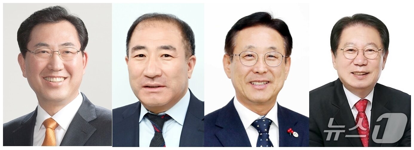 본문 이미지 - 왼쪽부터 나용찬 이준경 이차영 송인헌.&#40;정당·가나다순&#41;/뉴스1