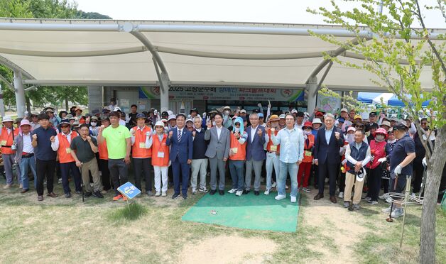 고창군수배 장애인 파크골프대회…동호인 200여명 참여