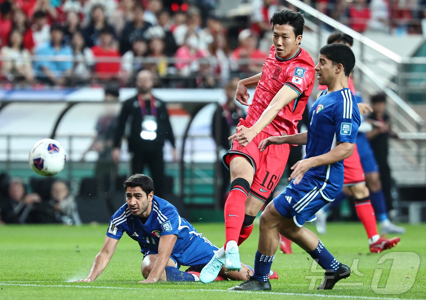본문 이미지 - 축구대표팀 수비수 이한범. /뉴스1 ⓒ News1 김도우 기자