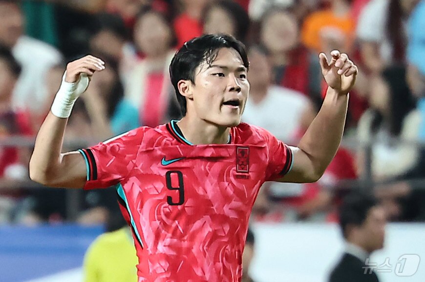 본문 이미지 - 경험도 쌓이고 실력도 업그레이드 됐다. 4년 전과는 달라진 오현규다.  2025.6.10 ⓒ 뉴스1 김도우 기자