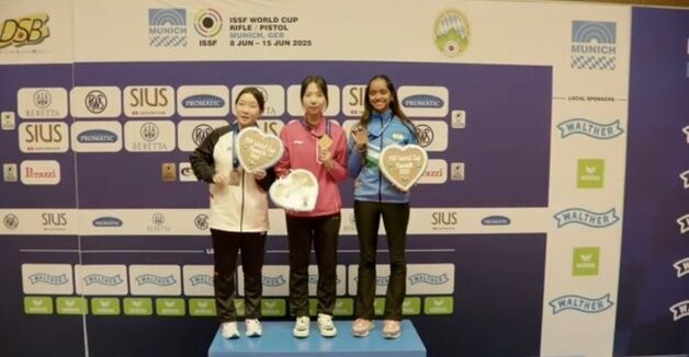 사격 권은지, 2025 ISSF 뮌헨 월드컵 10m 공기소총 은메달