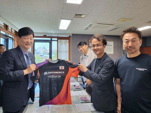 일본드론축구연맹, 종주도시 전북 전주 벤치마킹 나서