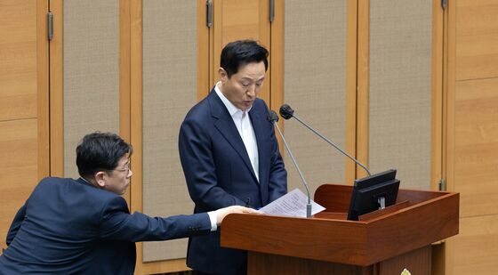 싱크홀 시정질문에 답변하는 오세훈 시장