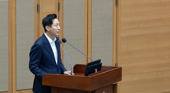 시정질문에 답변하는 오세훈 서울시장