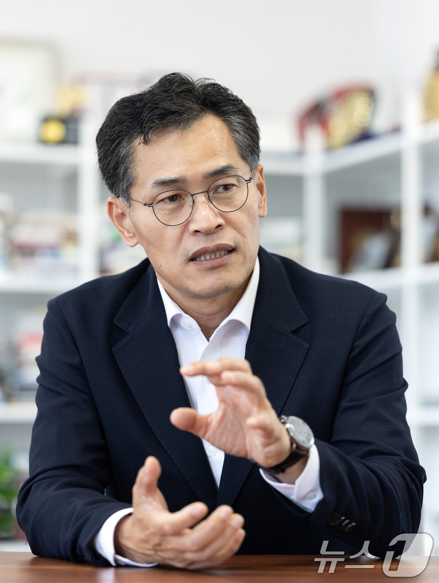 본문 이미지 - 이기재 양천구청장이 11일 오전 서울 양천구청에서 뉴스1과 인터뷰하고 있다. 2025.6.11/뉴스1 ⓒ News1 이승배 기자