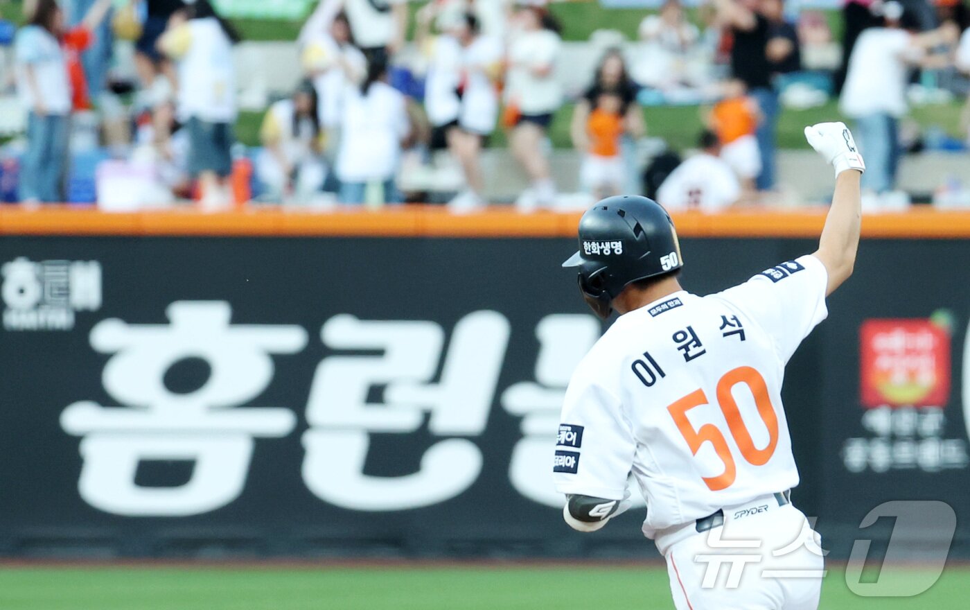 본문 이미지 - 한화 이글스 이원석. 2025.6.11/뉴스1 ⓒ News1 김기남 기자