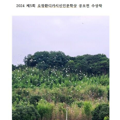 '사진첩 열어 시 써보자'…보은군 '오장환디카시 신인문학상' 공모