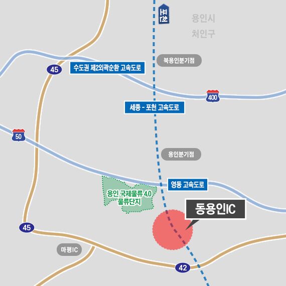 세종포천고속도로 (가칭)동용인나들목 '탄력'…타당성 평가 통과