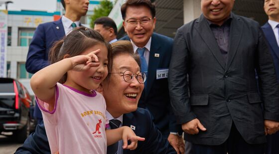 이재명 대통령 '어린이와 함께'