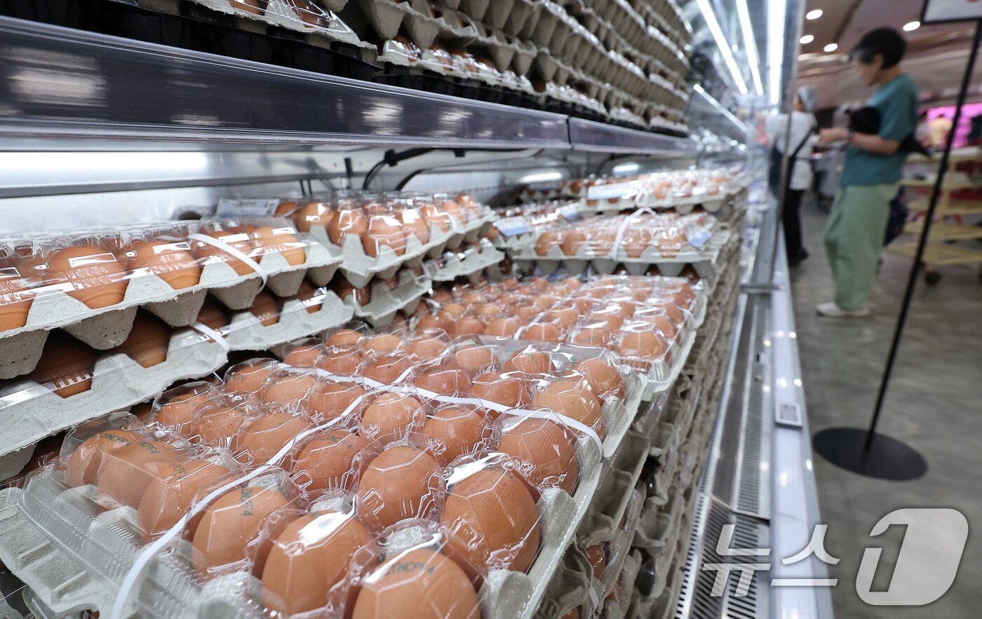 본문 이미지 - 6일 서울 시내 한 대형마트에서 시민들이 장을 보고 있다. 2025.6.15/뉴스1 ⓒ News1 김성진 기자