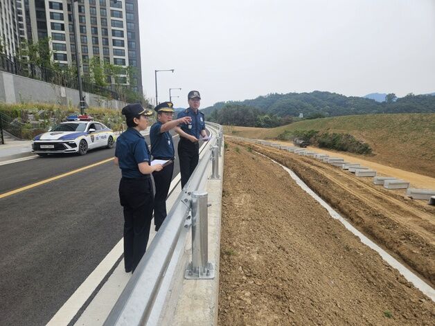 경기북부경찰청장, 연천군 침수 우려 지역 재난 대비 사항 점검