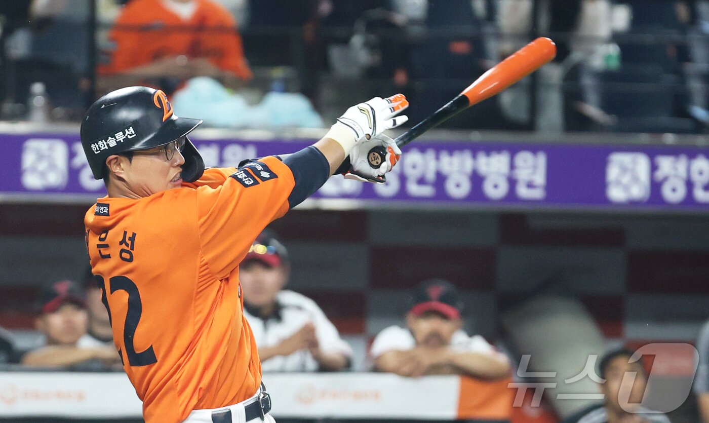 본문 이미지 - 한화이글스 채은성. 2025.6.15/뉴스1 ⓒ News1 김기남 기자