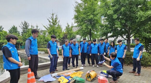 대전도시공사 집중호우 대비 수방자재 점검