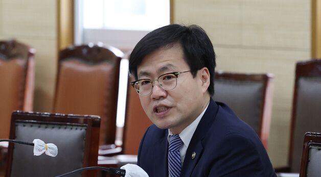 대미 협상 TF 회의 발언하는 여한구 통상교섭본부장