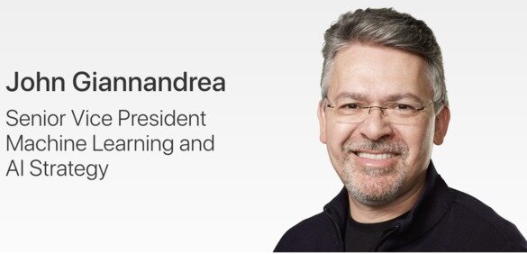 본문 이미지 - 존 지아난드레아 전 애플 머신러닝 및 AI 전략 담당 수석부사장&#40;애플 홈페이지 갈무리&#41;/뉴스1