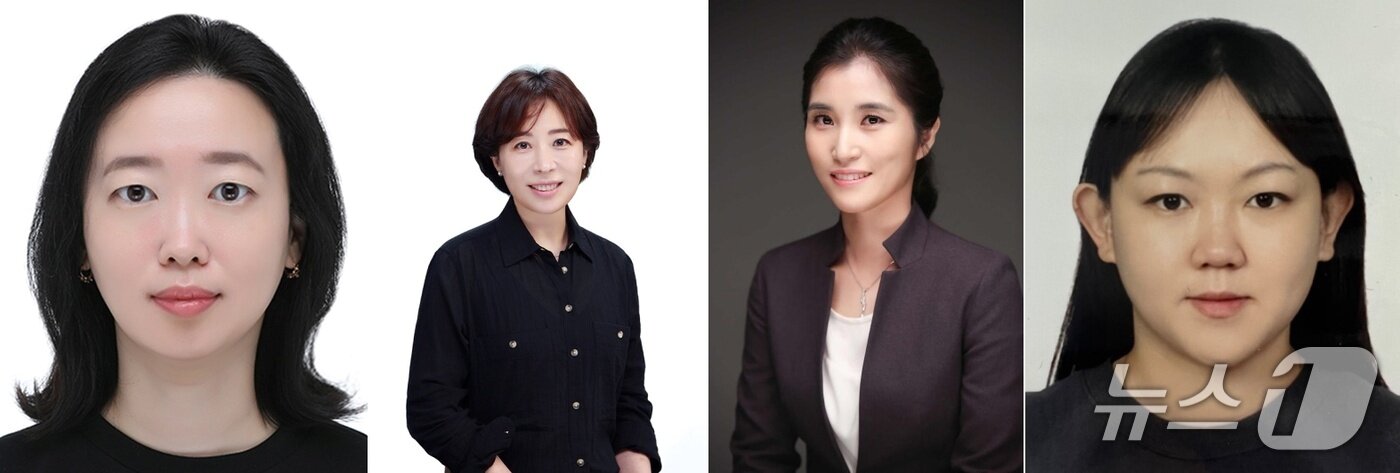 본문 이미지 - 손윤익 SK하이닉스㈜ 팀장,&#40;왼쪽부터&#41; 이은정 ㈜LG화학 연구위원, 최경화 슈어소프트테크㈜ 상무이사, 하다희 ㈜유바이오로직스 부장 &#40;과기정통부 제공&#41;/뉴스1