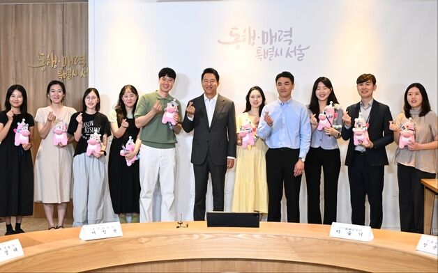 임신 공무원 만난 오세훈 "아이 탄생, 무조건 응원 1순위"