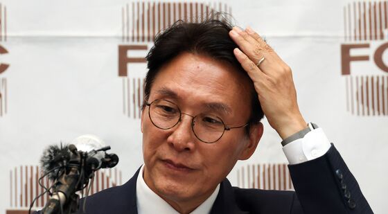 김민석 후보자, 외신기자 간담회  참석