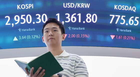 코스피, 3000 문턱에서 미끌 '강보합 마감'
