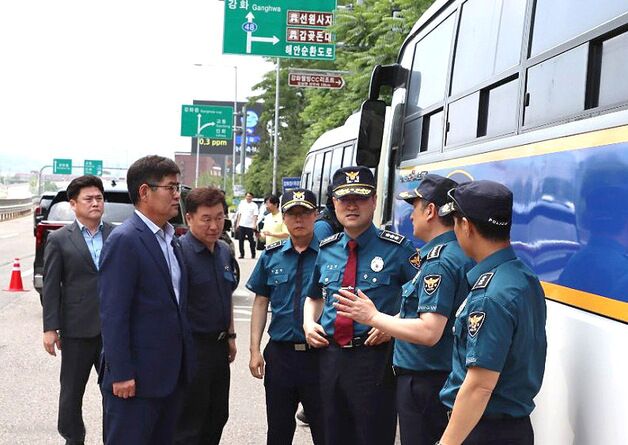 '대북전단 살포 차단' 인천경찰 125명 강화도 배치