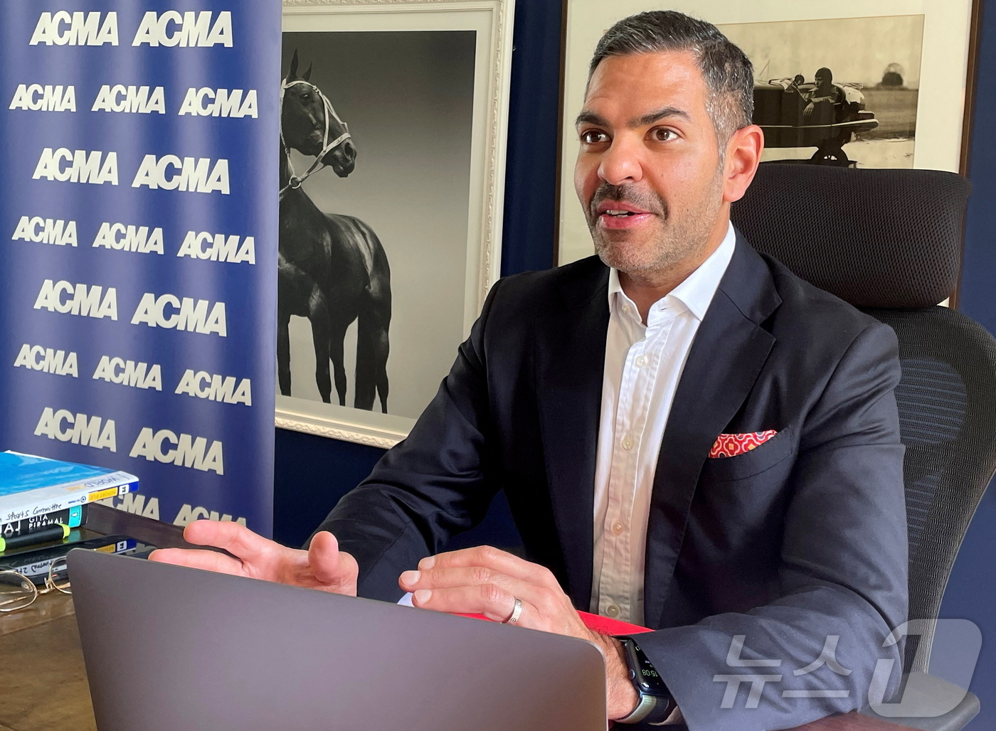 (뉴델리 로이터=뉴스1) 김경민 기자 = 선제이 카푸르 소나 BLW 회장. 2022.5.12ⓒ 로이터=뉴스1