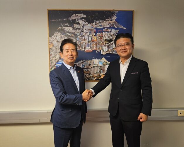 "적극 지원"…울산 투자유치단, HD현대중 오슬로 지사 방문