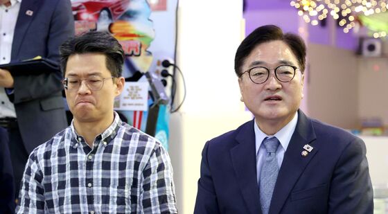홈플러스 점주들과 소통하는 우원식 국회의장