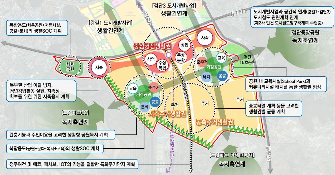 본문 이미지 - 에코메타시티 위치도.(한들3구역도시개발사업조합 제공)