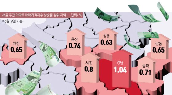 [오늘의 그래픽] "자고 나면 오른다"…규제 예고 성동구 '패닉 바잉' 확산
